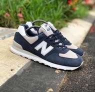 New Balance 574 Navy, white, grey . Size : 45