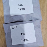 [ 144 pcs] 14L 0.9cm collar buttons color 001P per gross