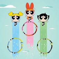 COUPLE BRACELET POWER PUFF BRACELET /Girl BEAD BRACELET COUPLE BESTIE BRACELET
