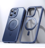 [อัปเกรด] เคส iPhone 14 Pro Max Iphone 13 Pro/ 12 Pro Iphone 11พร้อม360 ° แหวนหมุนได้ [เข้ากันได้กับ MagSafe] [ป้องกันระดับทหาร] แหวนแม่เหล็กแข็งแรงขาตั้งแม่เหล็กที่มองไม่เห็นเคสแบบมีขาตั้งได้