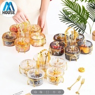 Dried Fruit Plate Home Use Living Room Coffee Table Candy Plate Creative Division with Lid Snack Pla