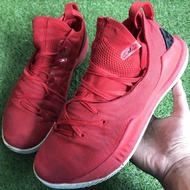 Under Armour Red Curry 5 Basketball shoes preloved size 43