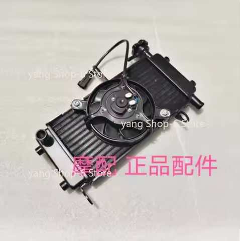 For QJMOTOR SRV125 Accessories QJ SRV 125 Water Tank Assembly Fan Form Water Tank Cooler