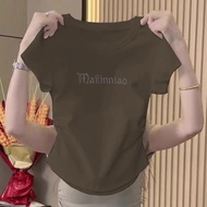 [จัดส่งจากกรุงเทพ] มีหลายไซส์ให้เลือกเสื้อยืดรัดรูปสาวอวบเสื้อคอกลมเสื้อสลิมฟิตเสื้อยืดสาวอวบสวยๆเสื