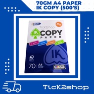 IK Copy 70gm A4 Paper (500's/ream)