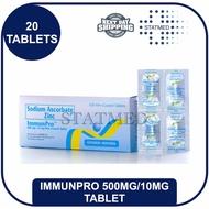ImmunPro Sodium Ascorbate with Zinc Tablet [18+2 free tabs]