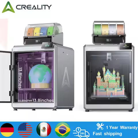 ​​Creality K2 PLUS Combo 3D Printer Enclosed Chamber Design with 600mmS HighSpeed Printing AutoBedLe