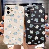 Straight edge Rubik's Cube case for iphone 14promax 11 13 12 7Plus X XS Max ins small flowers Cover