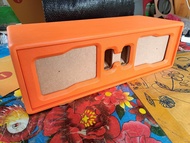 ลำโพงบลูทูธ DIY (หุ้มหนัง)ซับเบส 4.5 2 ดอก กระแทกข้าง ไม้ MDF 12 มิล