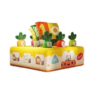 Baby Pulling Radish Toys Can Bite 6 Months Baby Busy Book Plush Children Educational Early Education