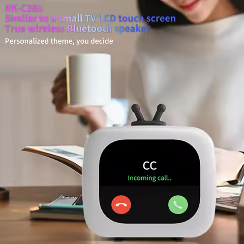 K-C385 TV Model LCD Touch Screen Bluetooth Speaker Home Outdoor Portable Subwoofer