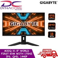 DYNACORE - Gigabyte M32Q 31.5" World First KVM Gaming Monitor with 170Hz, IPS, QHD, 1440p