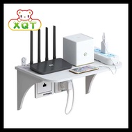 WIFI Router Shelf Set-Top Box Bracket Storage Box Double Floating Shelf-Z639