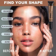 Natural Makeup Full Cover High Definition Liquid Foundation Long Lasting P6k0