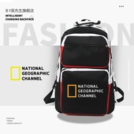 U.S. National Geographic Channel Discovery Channel Backpack School Bag Large Capacity Outdoor Backpa