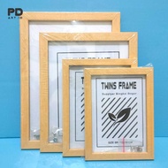 17R Dutch Teak Wood Frame A3/ 30X40 Cm/ WITHOUT GLASS