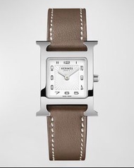 Hermes 21 x21大象灰手錶