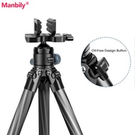 Manbily 36mm Tube Professional Carbon Fiber Outdoor Tripod Photographic Tripod Max.Load 20kg/44 lbs 