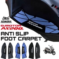 FOOT CARPET QJMOTOR AX200S AX 200S AX 200 SANTI SLIP FASHION FOOT CARPET KARPET ACCESSORIES ACCESSOR