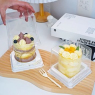 3 inch mini dessert packaging gift box mini transparent cake box bekas kek tinggi9