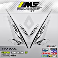 Decal Sticker Striping Variation Transparent Uv Mio Soul Carburetor 2006-2012 Mio Soul 115 Mio Soul 