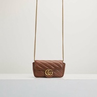 二手Gucci marmont supermini 焦糖