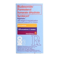 SYMBICORT Budesonide 160mcg + Formoterol fumarate dihydrate 4.5mcg Metered Dose Inhaler 1 Dose [PRES