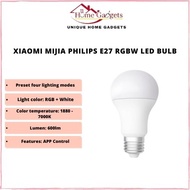 Xiaomi Mijia Philips Smart Home LED Color Bulb E27 Light 1880-7000K Wifi Mi Home APP Remote Control 