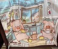 現貨 Lulu  麵包豬 冬甩  donut cafe 豬 大 環保袋 便攜袋 購物袋 lulu piggy