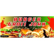 MY BEAUTY HOUSE bunting banner custom made roti john cantik Dan murah saiz 2 kaki x 4 kaki  2 kaki x