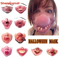 Halloween Costume Horror Latex Face Masks/Elastic Band Half Face Party Masks Decoration