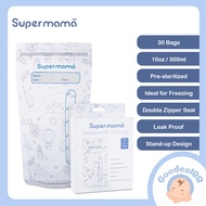 Supermama Breastmilk Storage Bags (1 Box, 30 Pcs) - Beg Penyimpanan Susu Ibu