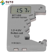 SUYO Digital Battery Checker, Digital Display Universal Compatibility Digital Battery Tester, Small 