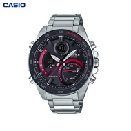 Casio ECD900 นาฬิกากันน้ำธุรกิจสำหรับผู้ชายพลังงานแสงอาทิตย์ Bluetooth Steel Heart Non-Mechanical EDIFICE  Watches ECB-900DB-1BDR