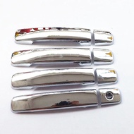 For Nissan Navara D40 Accessories Door Handle Cover Trim Plastic Chrome