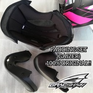 READY STOCK【100% ORIGINAL】PADDING GRACSHAW GAIZER G838 FULL SET （M / L / XL /XXL / 2XL ）