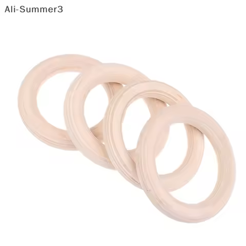 2Pcs/Pairs Wooden Ring Portable Crossfit Gymnastics Rings Gym Shoulder Strength Home Fitness Trainin
