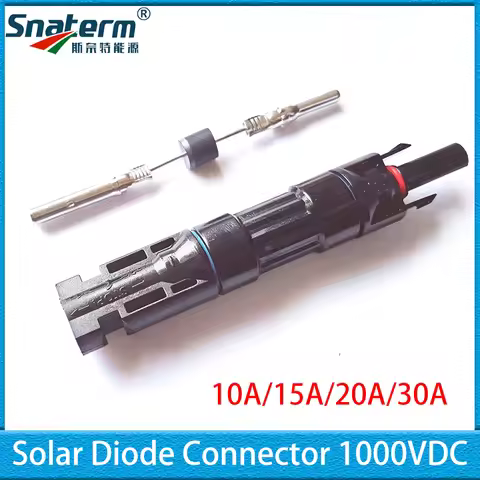 30A 20A 15A 10A PV Diode solar Connector IP68 Waterproof Diodes 10SQ045 15SQ045 Solar panel Parallel