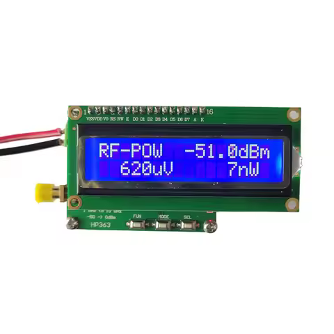 Small 1MHz to 10GHz Digital RF Power Meter 1nW~1mW RF Signal Measuring Meter -50 to 0dBm Module HP36