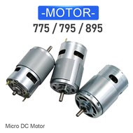 775 795 895 High Torque High Power DC Motor 12V 24V Double Ball Bearing High Speed Motor Power Tools