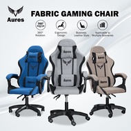 AURES Fabric Gaming Chair/Office Chair/Ergonomic Gaming Chair/Kerusi Gaming /Kerusi Komputer /Gaming