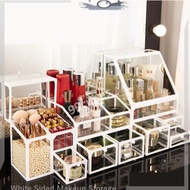 White Transparent Cosmetic Organizer Box/ Cosmetic Organizer/ lip Stick Box/Table Organizer/Drawer/T