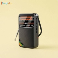 [Predolo] 3-Band Portable Radio Compact AM Frequency Modulation Shortwave Radio Carrying