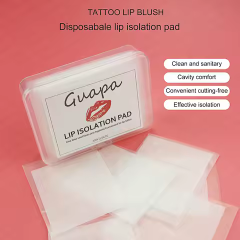 30pcs Microblading Tattoo Lip Blush Isolation Pad Tattoo Lip Disposable Protective Pad Film Permanen