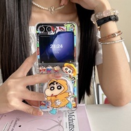 Flip7 Cartoon 3D rotating hat crayon  Magnetic attraction with holder chain Flip6 Samsung Galaxy Z F