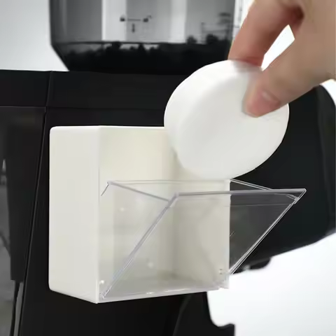 Coffee Filter HolderοΌCoffee Filter Storage Container Dustproof wall mountable, Coffee Filter Dispens