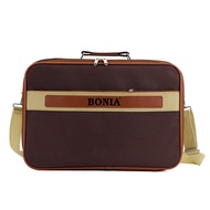 BAGS BKK กระเป๋าสะพายไหล่ BONIA กระเป๋าถือ กระเป๋าใส่เอกสาร กระเป๋าทรงแมสเซนเจอร์ ขนาด 17 นิ้ว รุ่น 