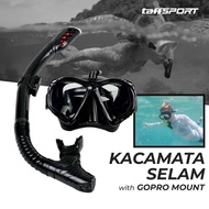 Taffsport Scuba Diving Goggles Snorkeling with GoPro Mount - AS304