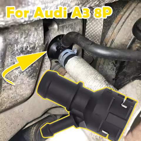 Car Heat Exchange Coolant Flange Pipe Connector For Audi A3 2003-2013 Audi Q3 8U 2011 - 2018 Audi TT