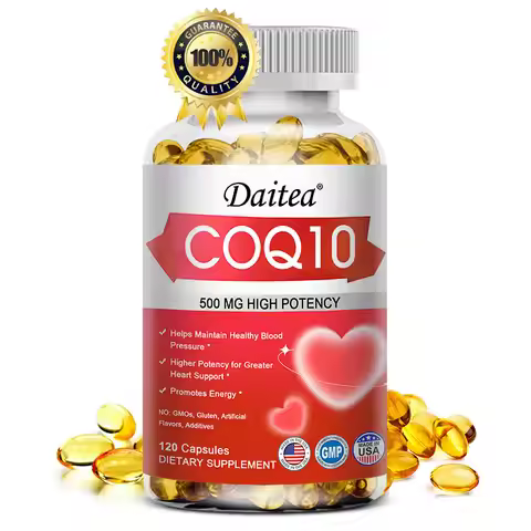 1 Coenzyme Q10 - Ultra High Absorption CoQ10 Supplement - Supports Healthy Blood Pressure, Energy Pr